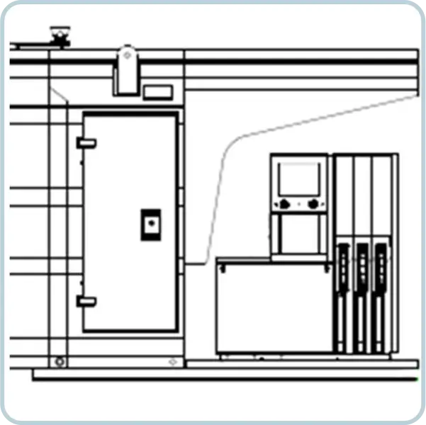 2000 mm platform 1